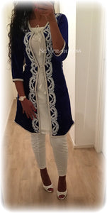 Gilet Sinda bleu roi