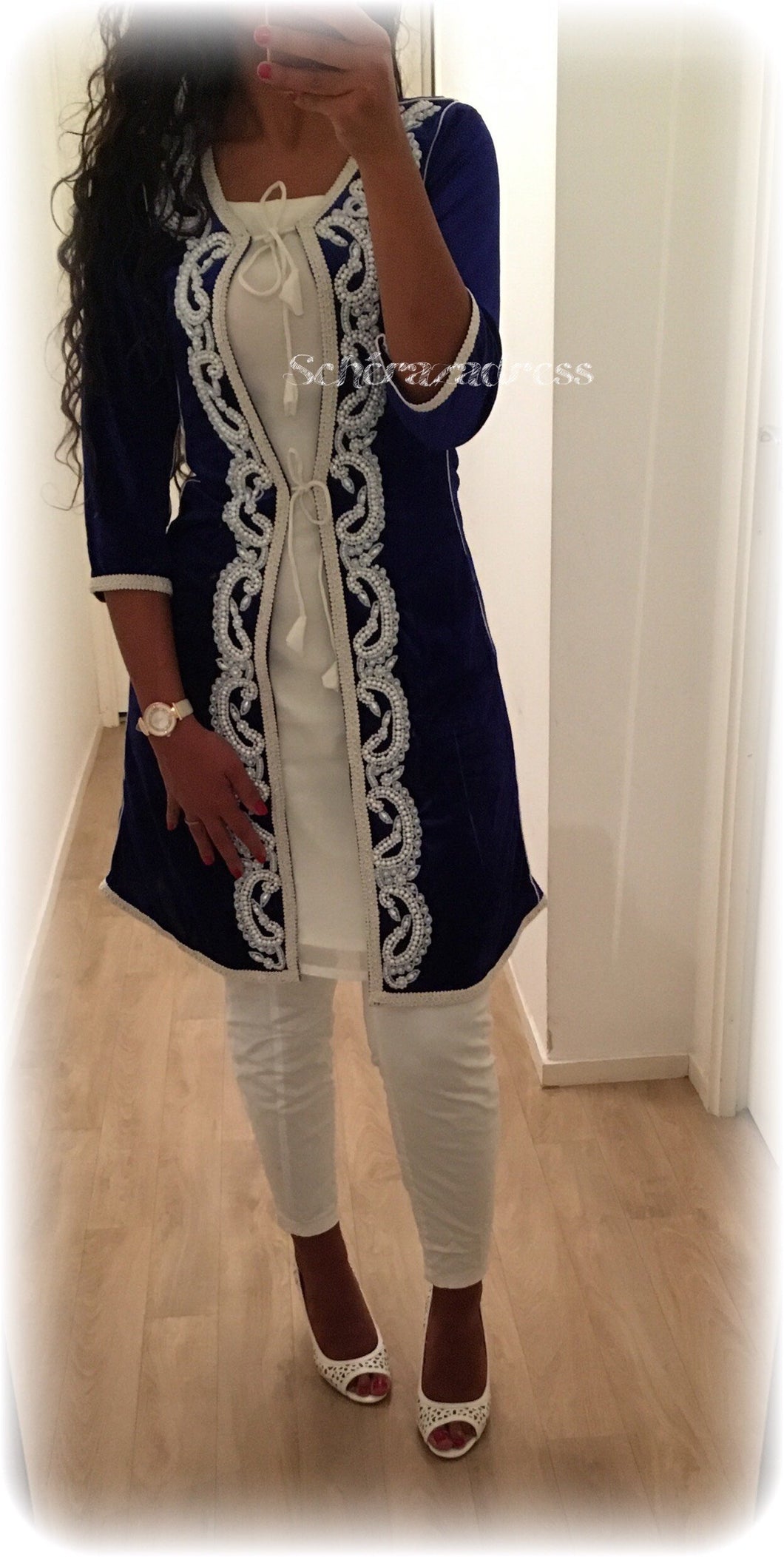 Gilet Sinda bleu roi