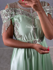 Modèle Orane vert d’eau