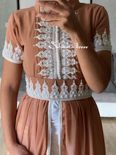 Charger l&#39;image dans la galerie, Modèle Eva blush manches courtes